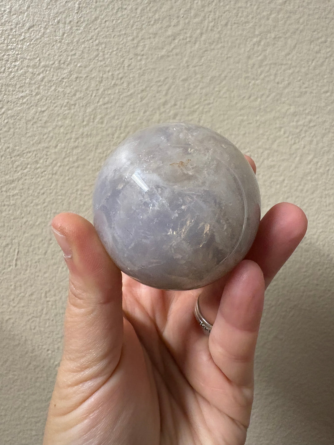 Blue Rose Quartz Sphere