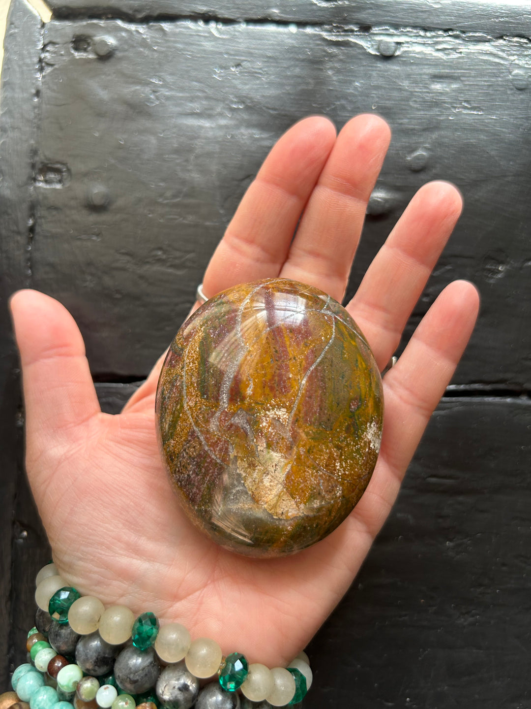 Ocean Jasper Palm Stone