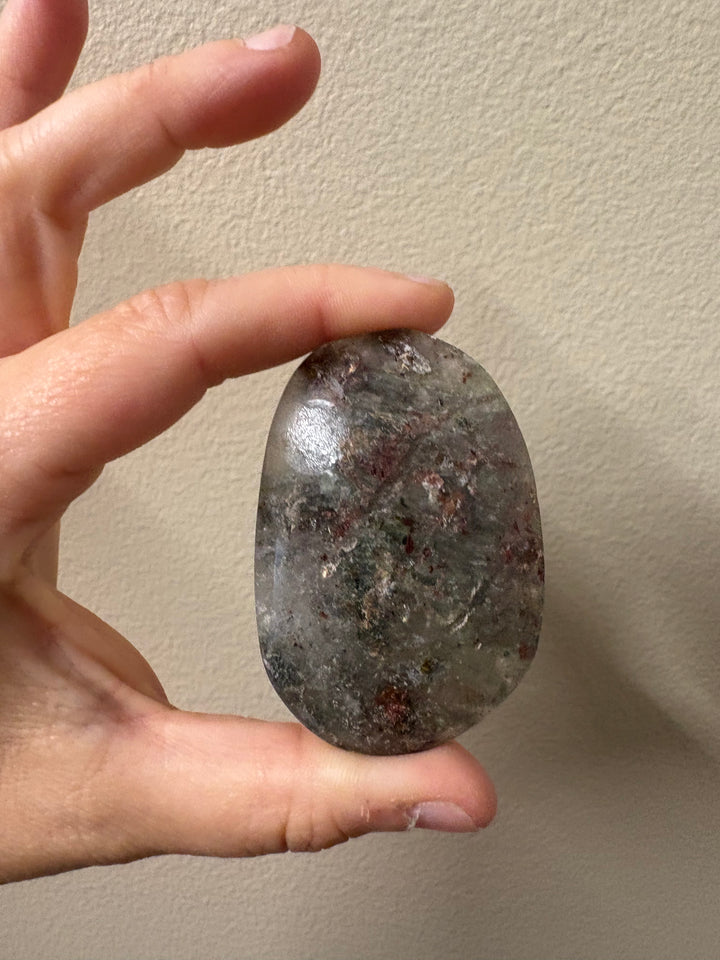 Phantom Quartz Palm Stones