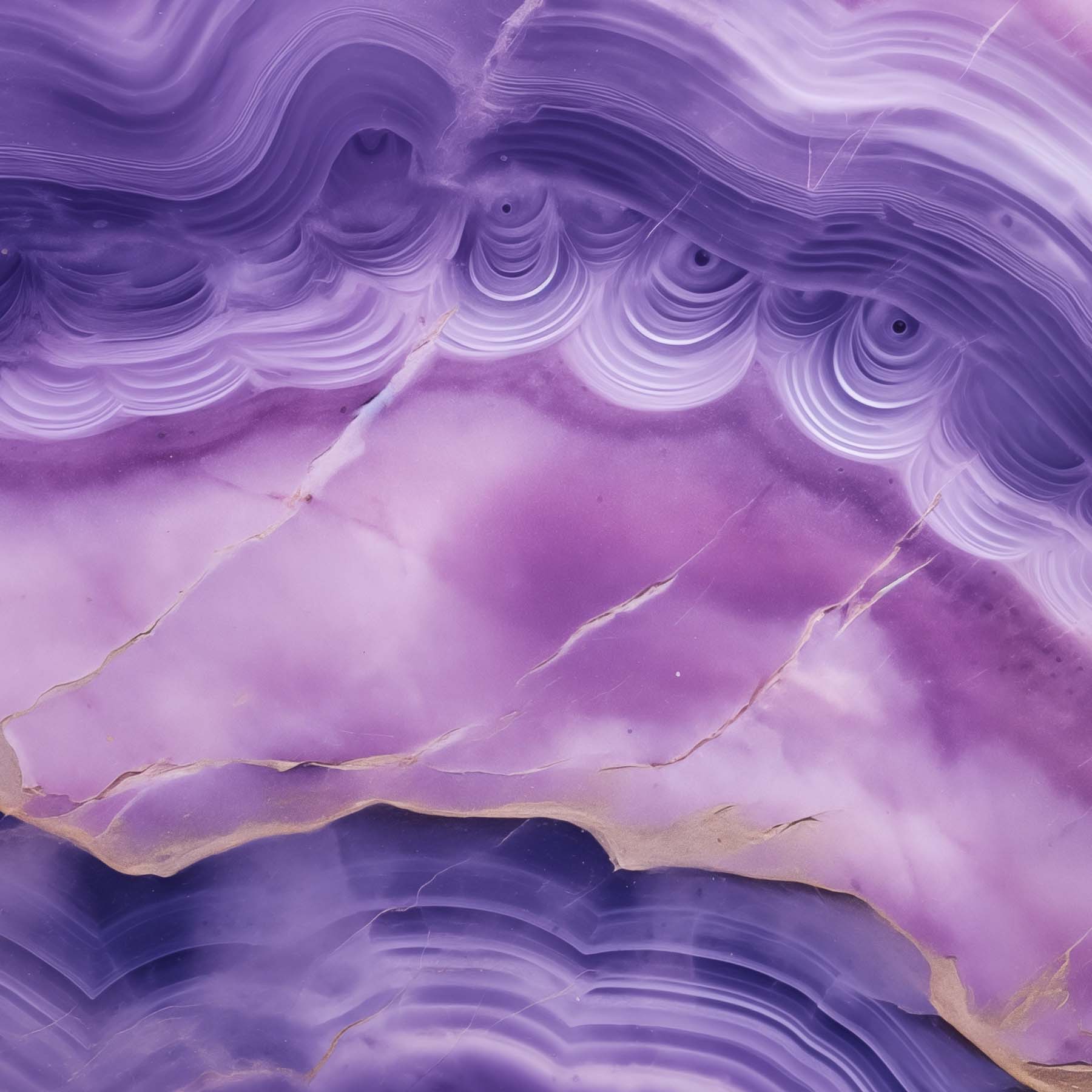 Swirling Purple Crystal