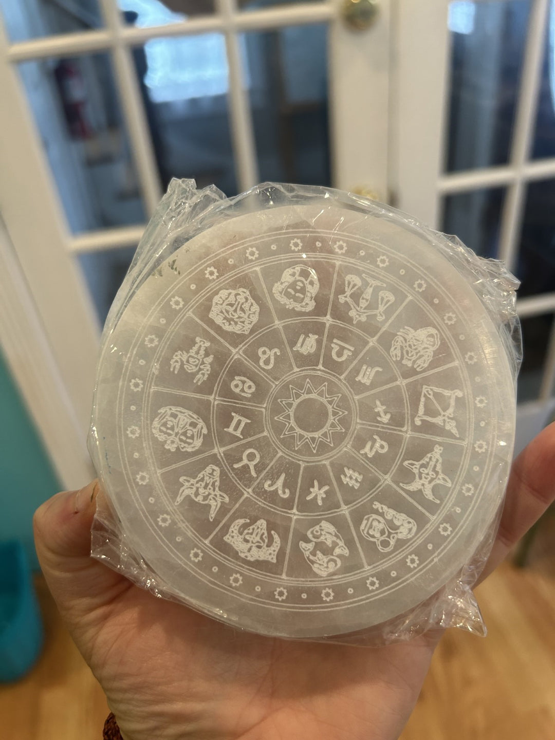 Zodiac Selenite Charging Plate